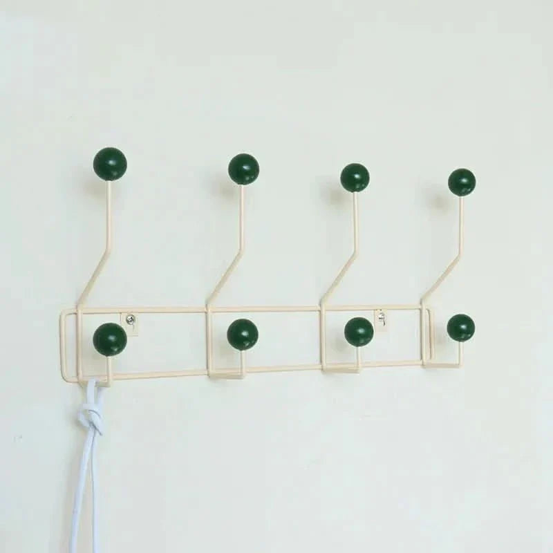 Norvo | Vintage-stil fargede metallveggkroker for klær og hatter