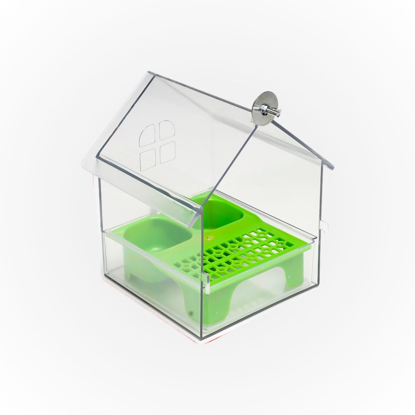 Norvo | Eksternt Fuglebrett og Badstue – Plassbesparende Anti-Søle Fôringsløsning