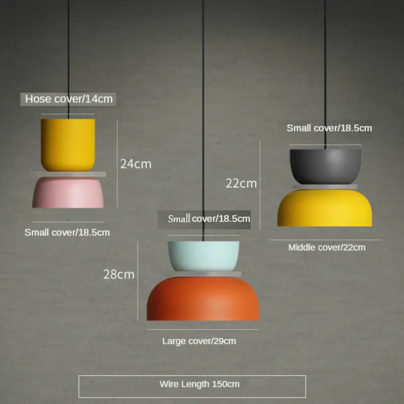 Norvo | Skandinavisk Eleganse Tå med Aurora Macaron Pendellampe