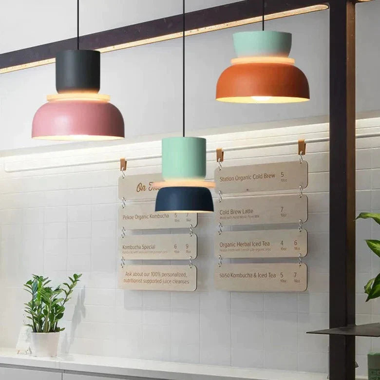 Norvo | Skandinavisk Eleganse Tå med Aurora Macaron Pendellampe