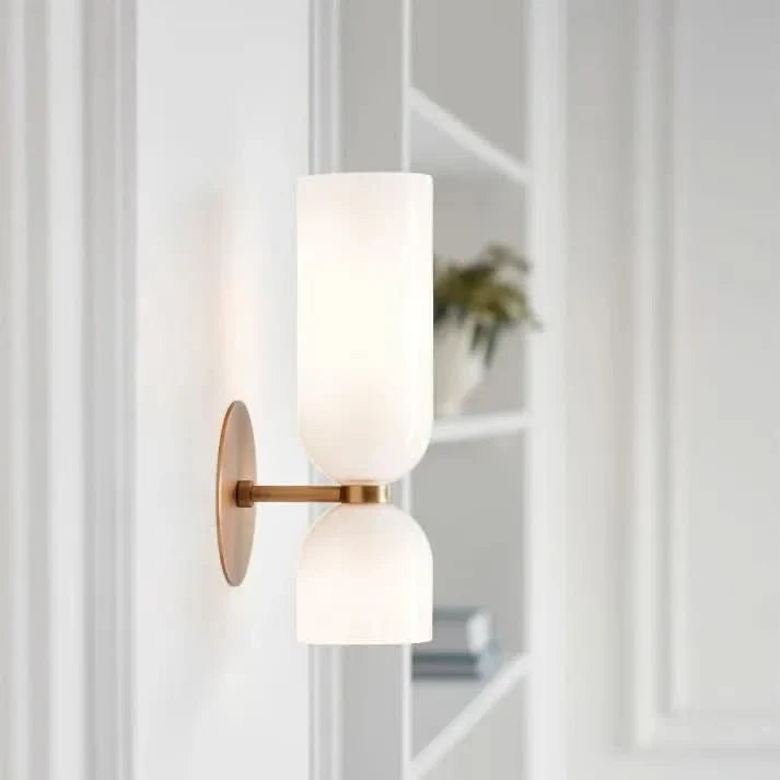 Norvo | Moderne Dobbel Glassvegglys