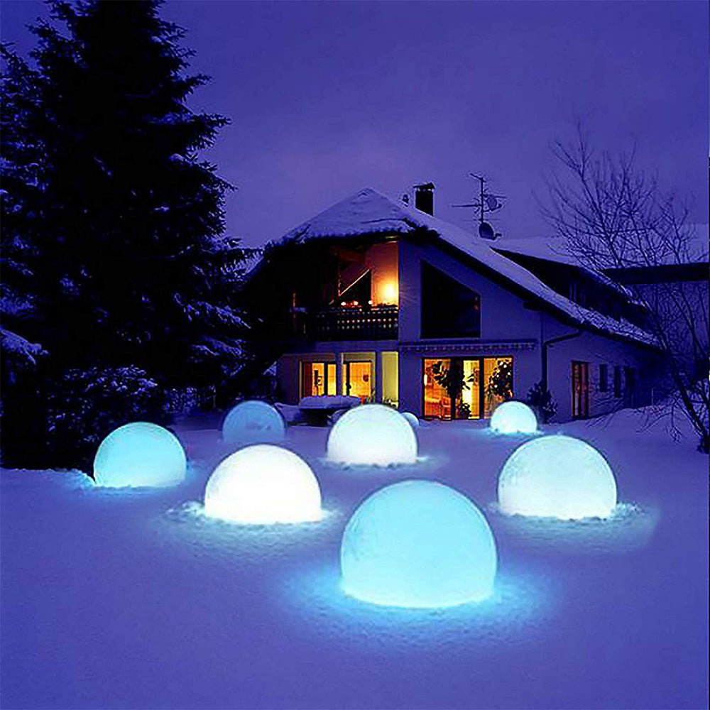 Norvo | Solvannstålig Globe Light | Fargeforandrende. Fjernstyrt & Ideell for Utendørs Hage- og Patioinnredning