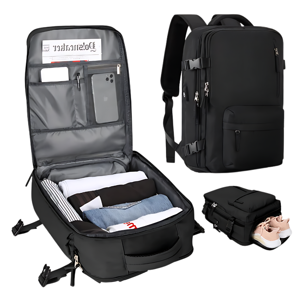Vanntett reise-ryggsekk med USB