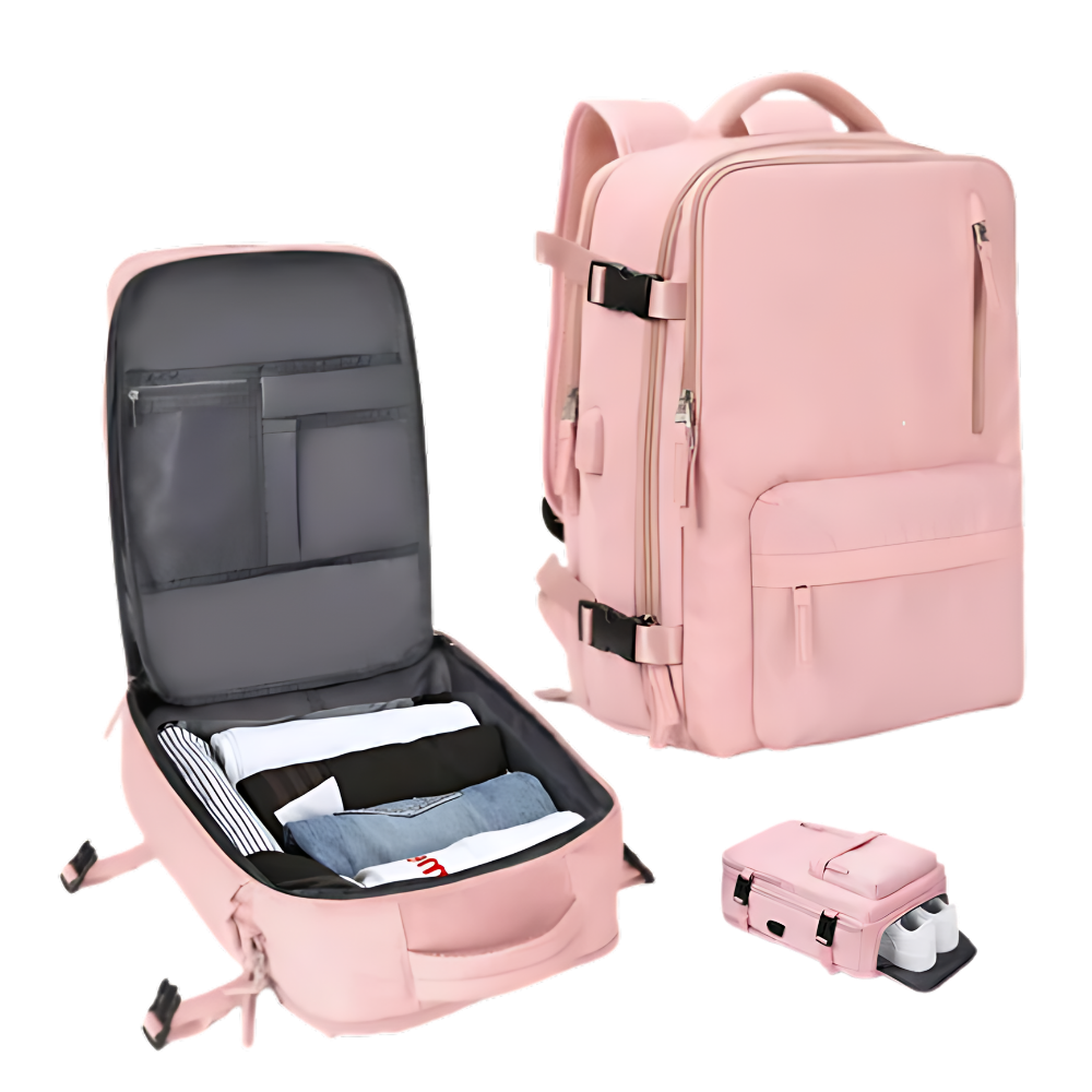 Vanntett reise-ryggsekk med USB