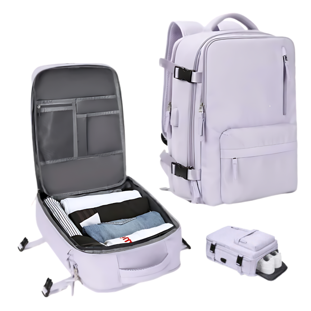 Vanntett reise-ryggsekk med USB