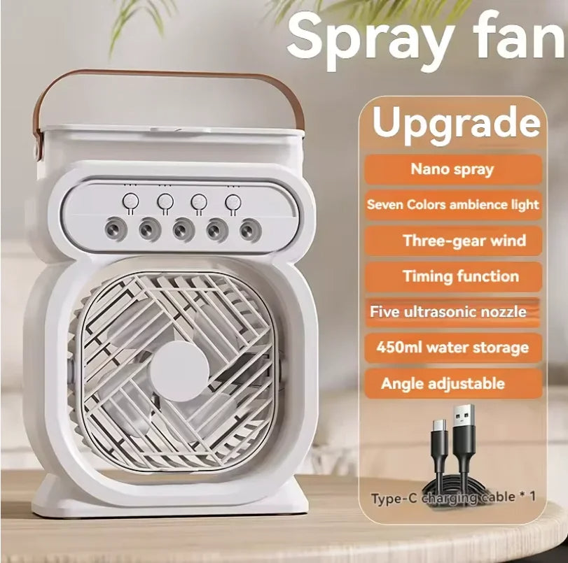 Norvo | 3 i 1 bærbar klimaanlegg med nattlys og luftfukter