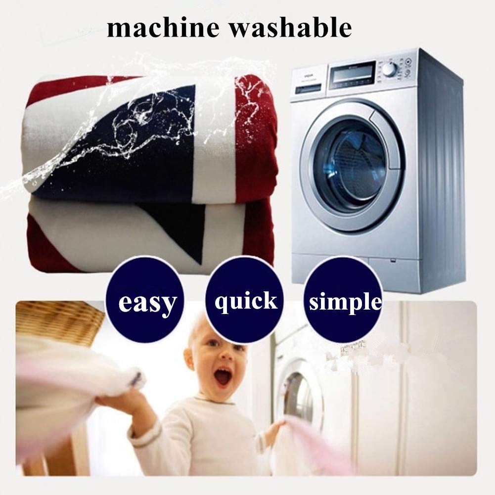 Norvo | Flanell-Sherpa Teppe med Amerikansk Flagg