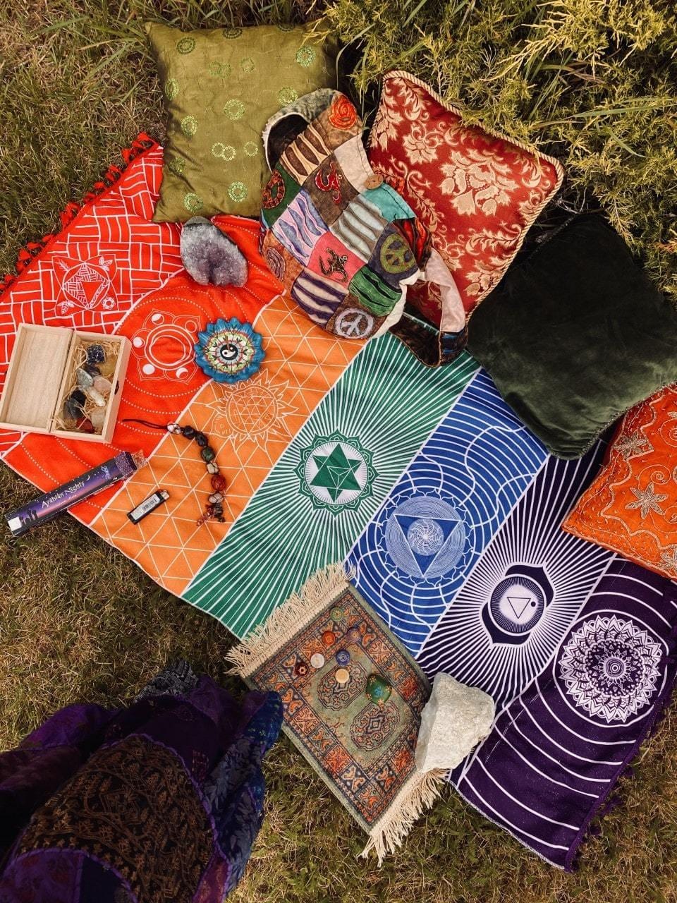Norvo | 7 Chakra Regnbue Yoga Matte