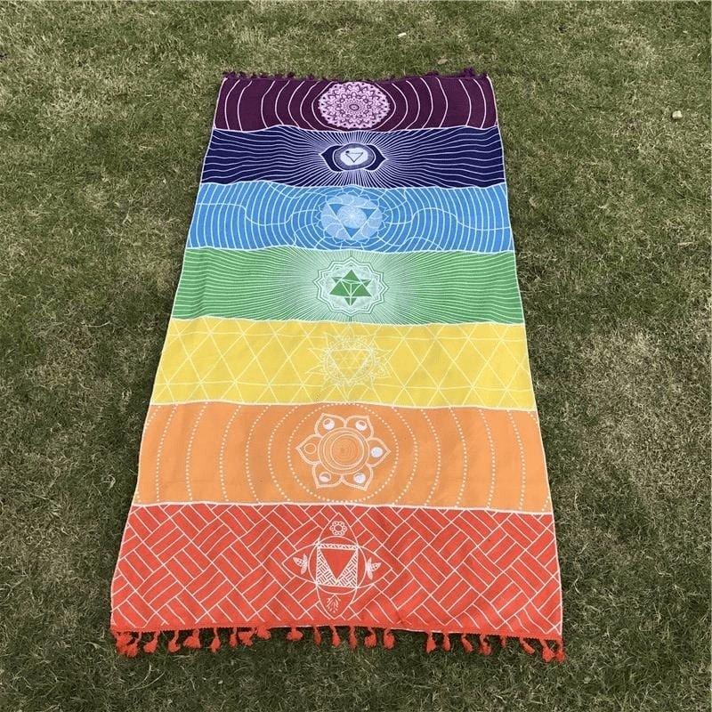 Norvo | 7 Chakra Regnbue Yoga Matte