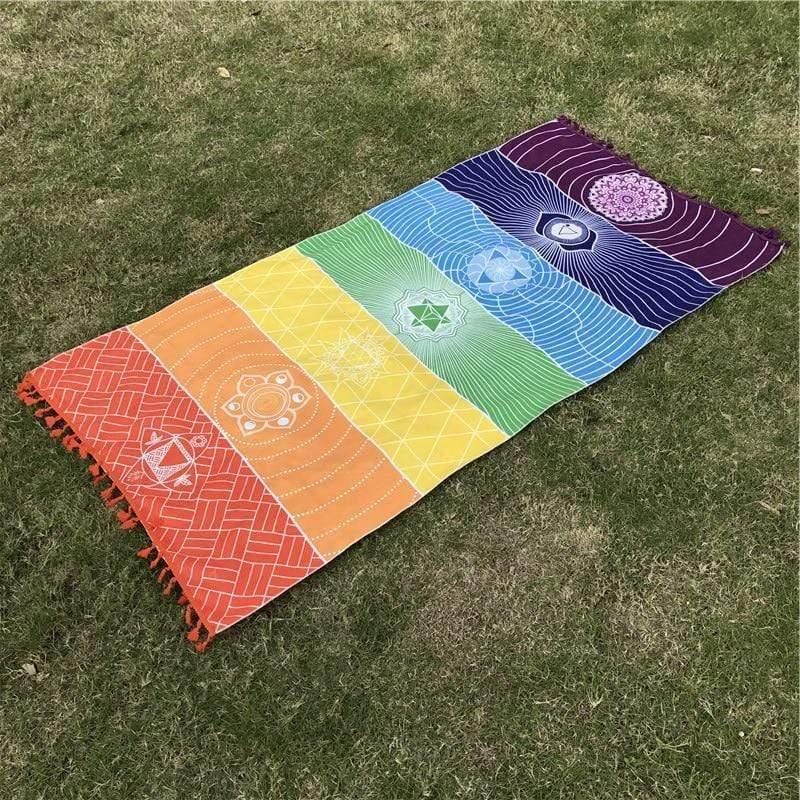 Norvo | 7 Chakra Regnbue Yoga Matte