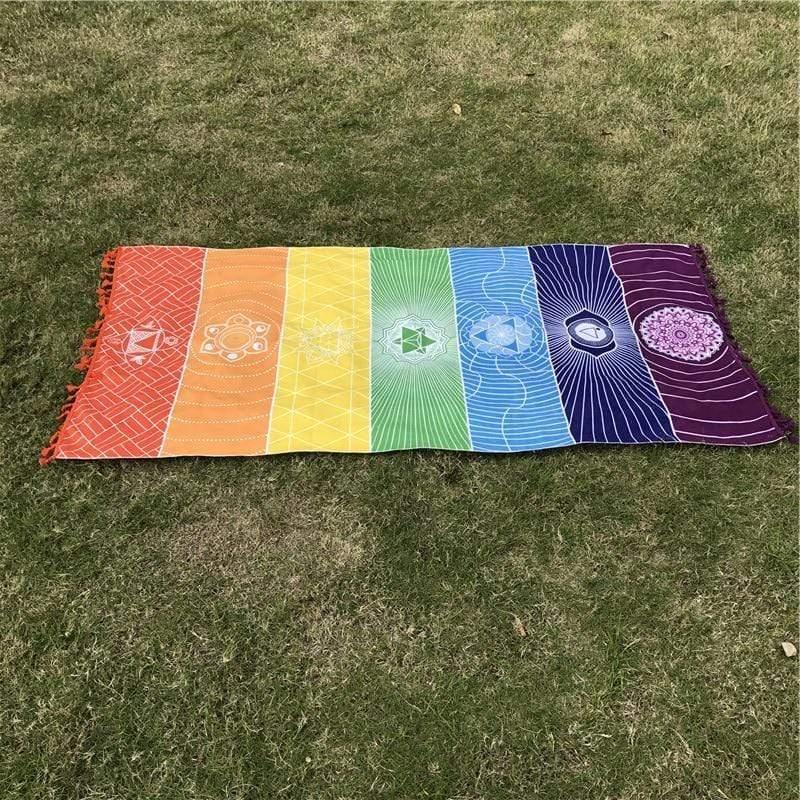 Norvo | 7 Chakra Regnbue Yoga Matte