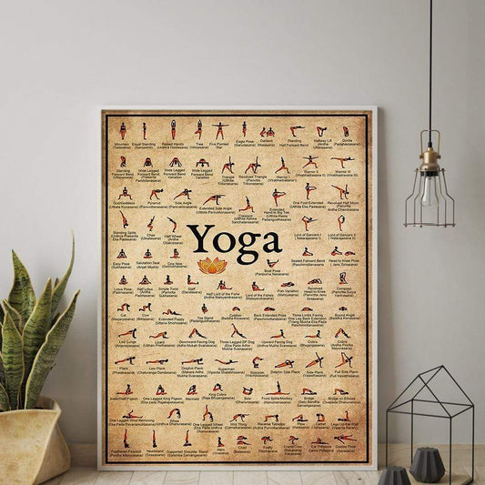 Norvo | Yogastillinger Veggplakat