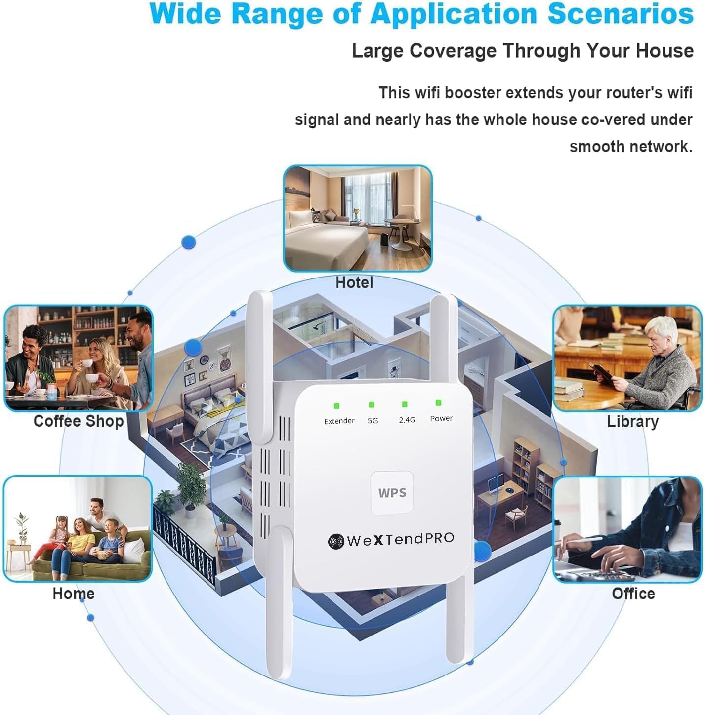 Norvo | 5G WiFi Booster – Beste WiFi-forlenger for raskere, sterkere tilkobling i Storbritannia