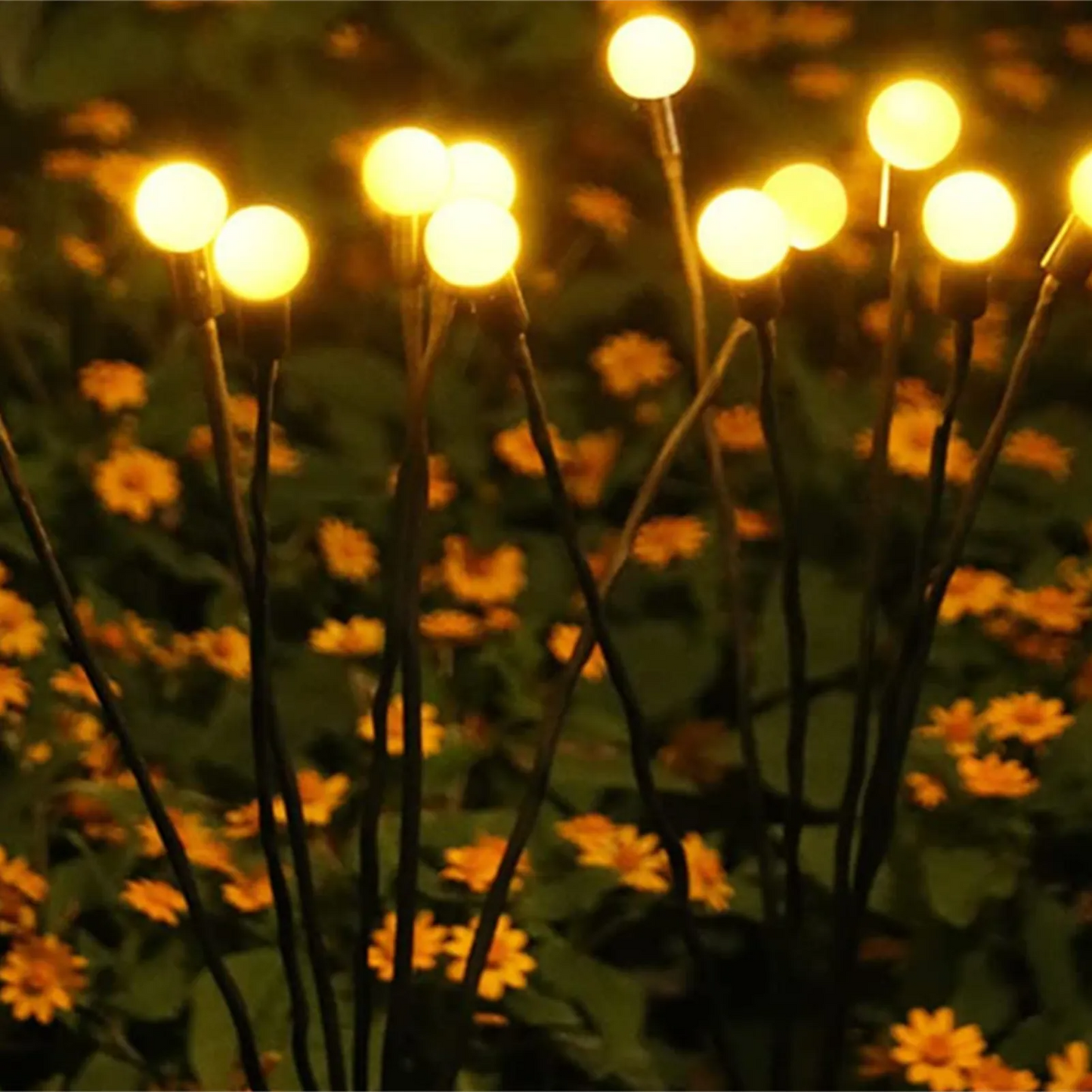 Vanntett solcelledrevet ildflue (2-PK) Norvo