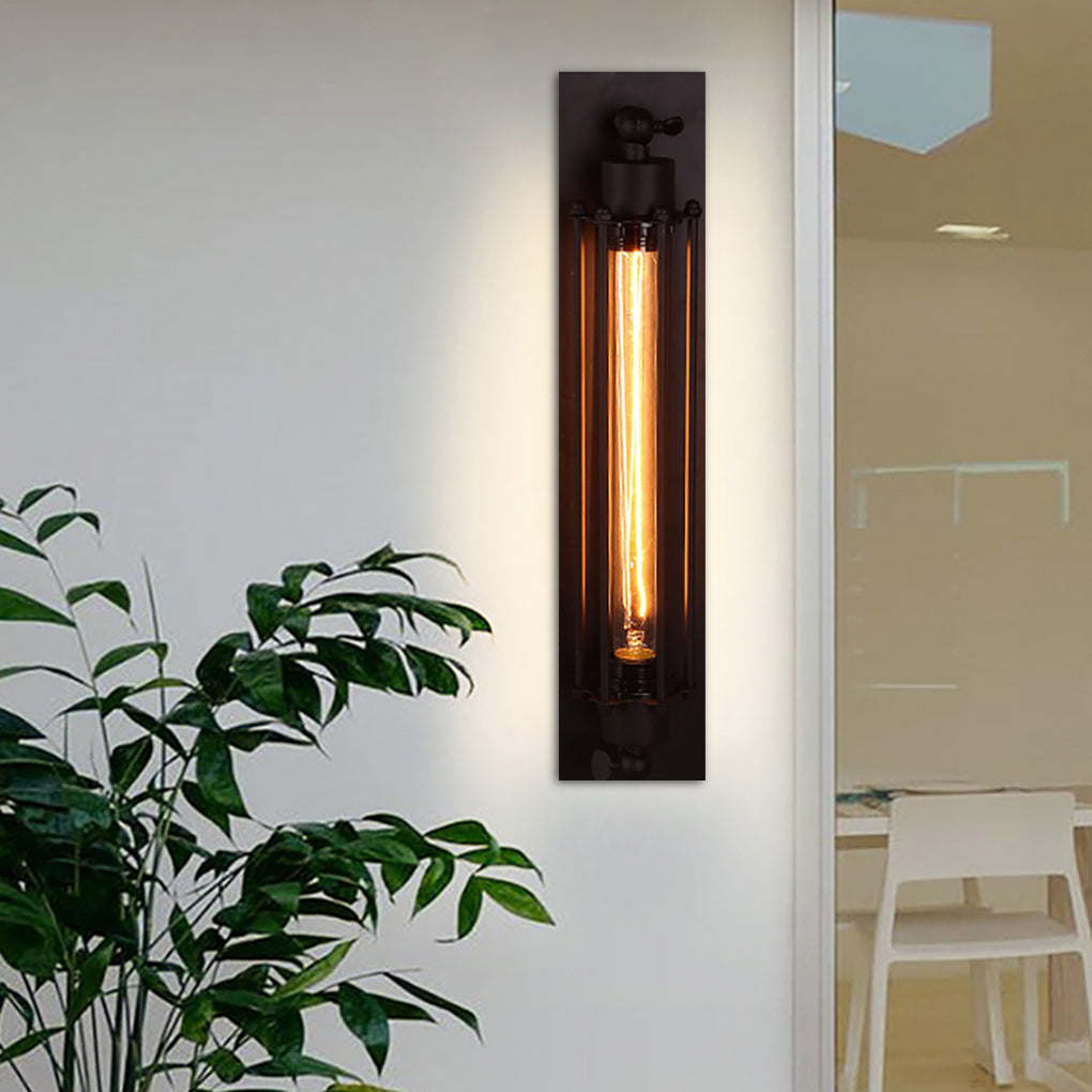 Norvo | Vegg LED Lys Vintage Industriell Jern Vegglampe