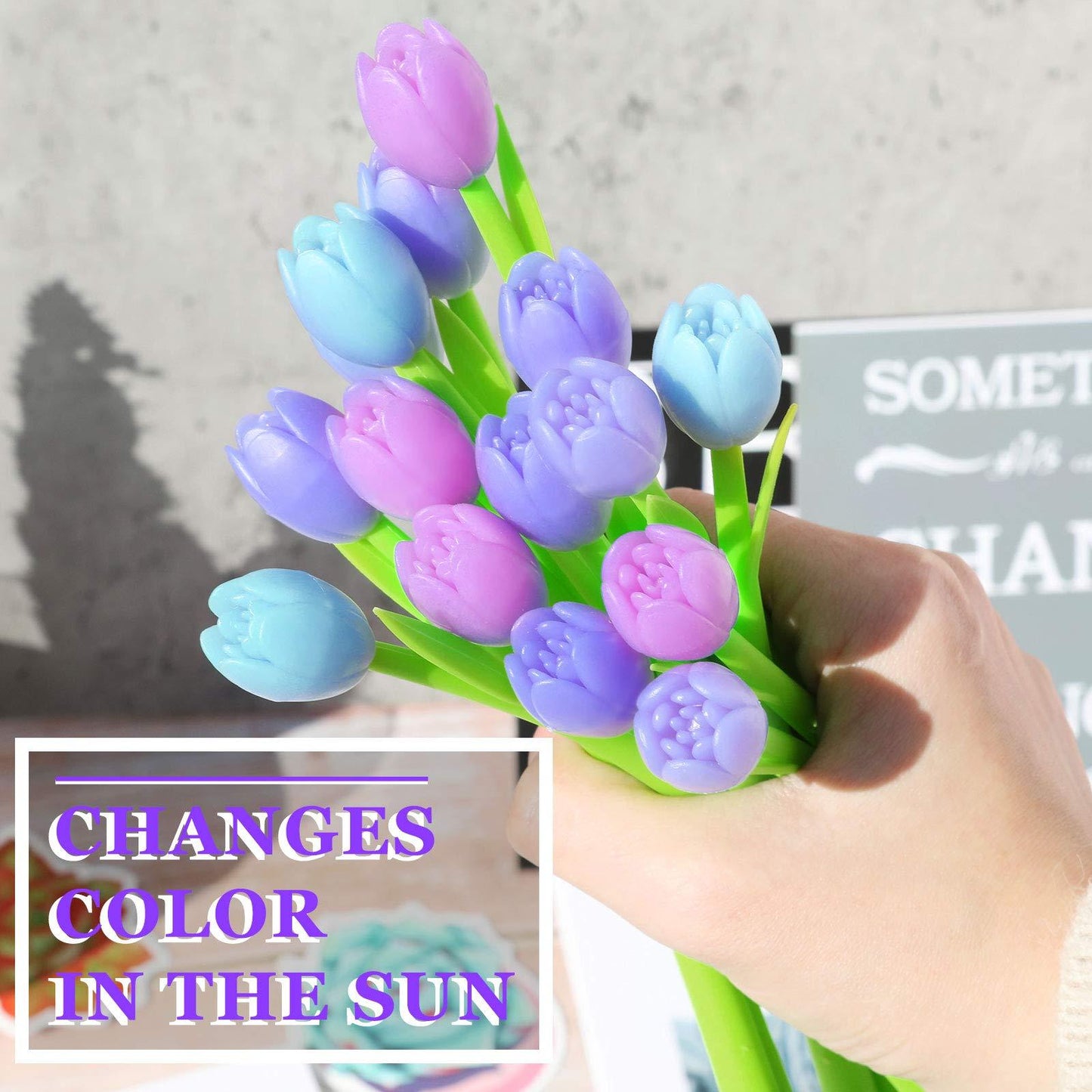 Norvo | Fargeforandrende tulipan kulepenner (sett med 6)