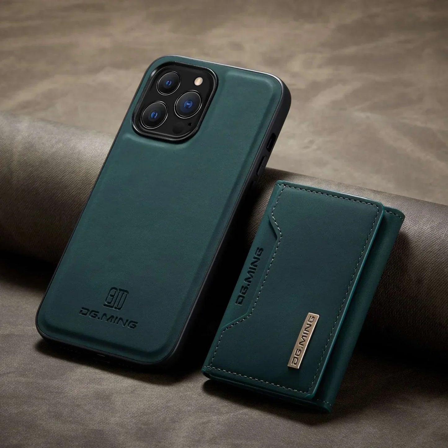Norvo | 2 i 1 avtakbar skinnlommebokdeksel for iPhone