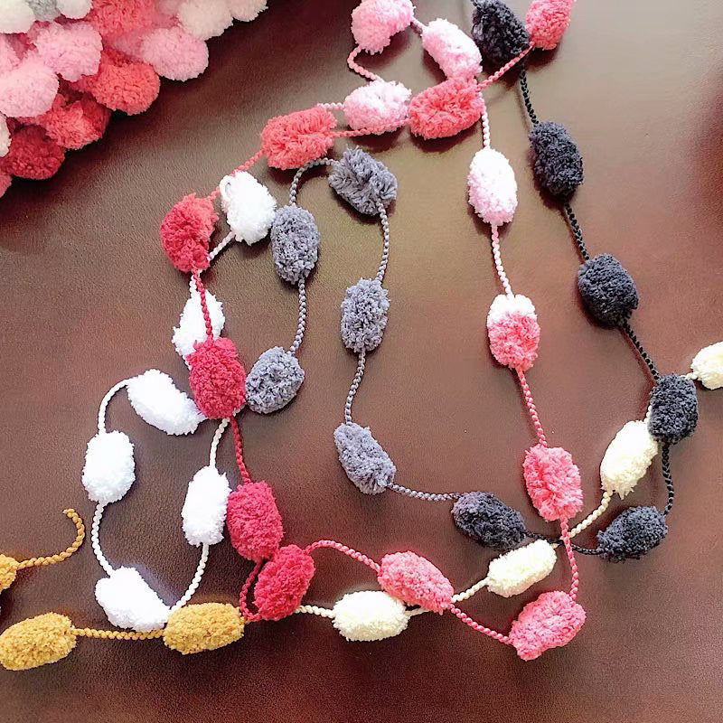 Norvo | Vinter DIY Flettet Perle Grov Ull (6 STK)