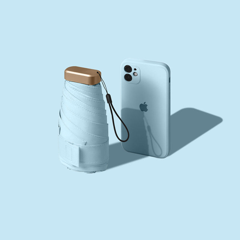 Norvo | Minibar bærbar UV-beskyttelsesparaply, for reise og pendling