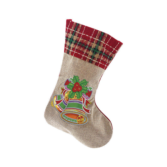 Norvo | Diamantmaling Xmas Rhinestone Sokke Broderi Mosaikk Gavepose