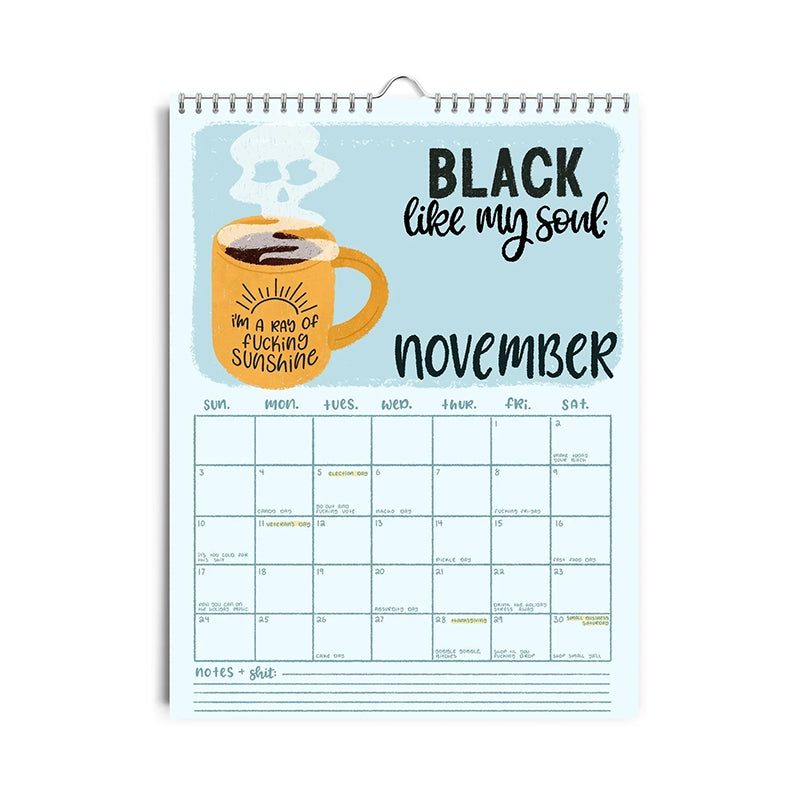 Norvo | HER GÅR VI IGJEN FAEN 2025 KALENDAR