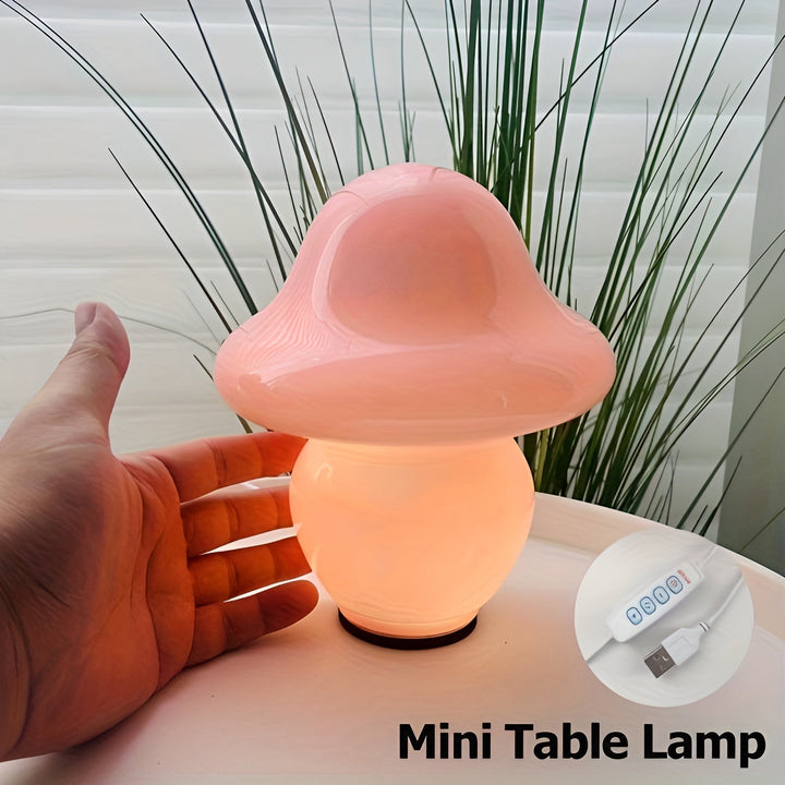 Norvo | MushroomDream Lampe – Fortryllende Glassbelysning med Sopps mønster