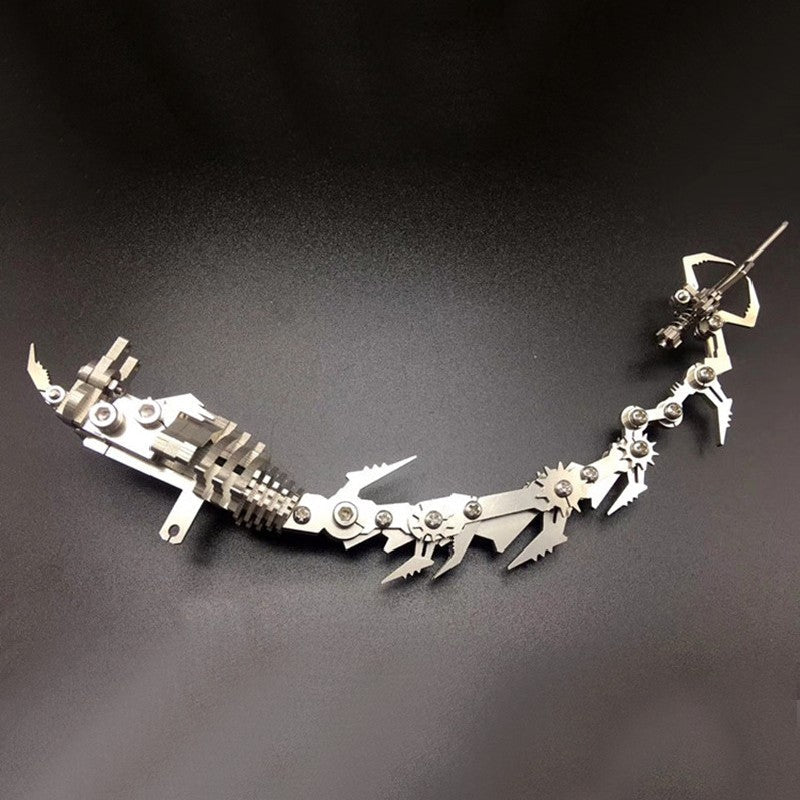 Norvo | 3D Skorpion Rustfritt Stål DIY Metall Byggeklosser, for Moro, Gave & Utstilling
