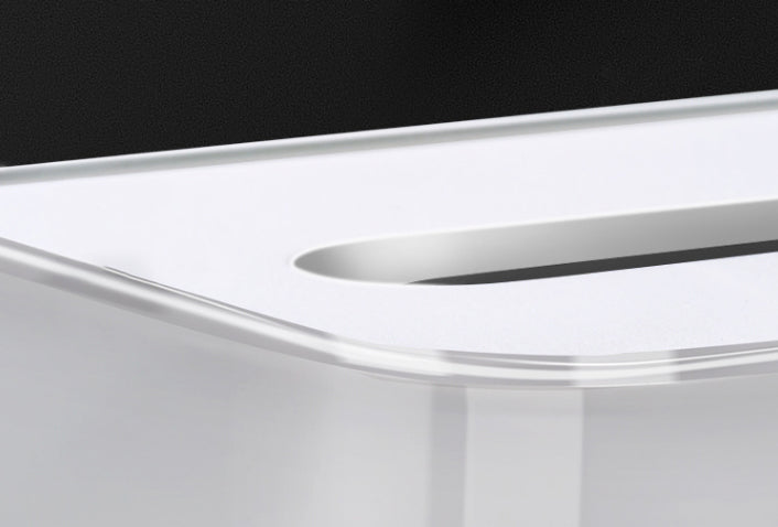 Norvo | Multifunksjonell Smart Elektronisk Vekkerklokke Ve tissueboks, med Innendørs Termometer og Lydkontroll Design, Passer for Soverom, Stue, Kjøkken & Kontor