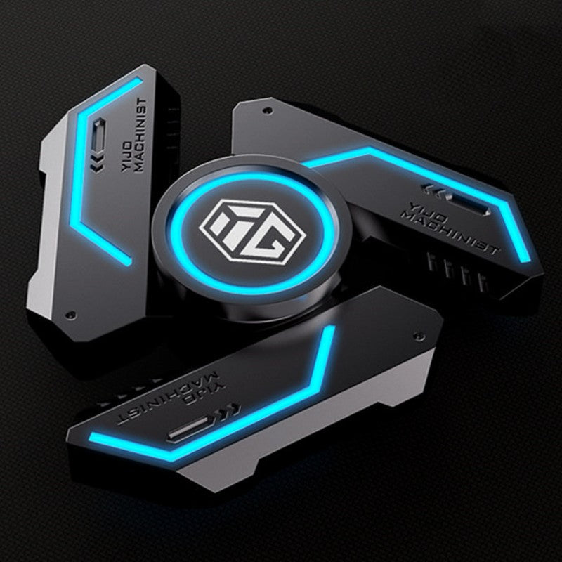 Norvo | Solglødende metall snurretopp, for barn og voksne