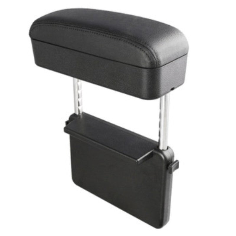 Norvo | 3-i-1 Universell Justerbar Bil Armlene Oppbevaringsboks, med Armstøtte, Trådløs Lading & Gjenstandsoppbevaring, for Langdistansekjøring (1PC)