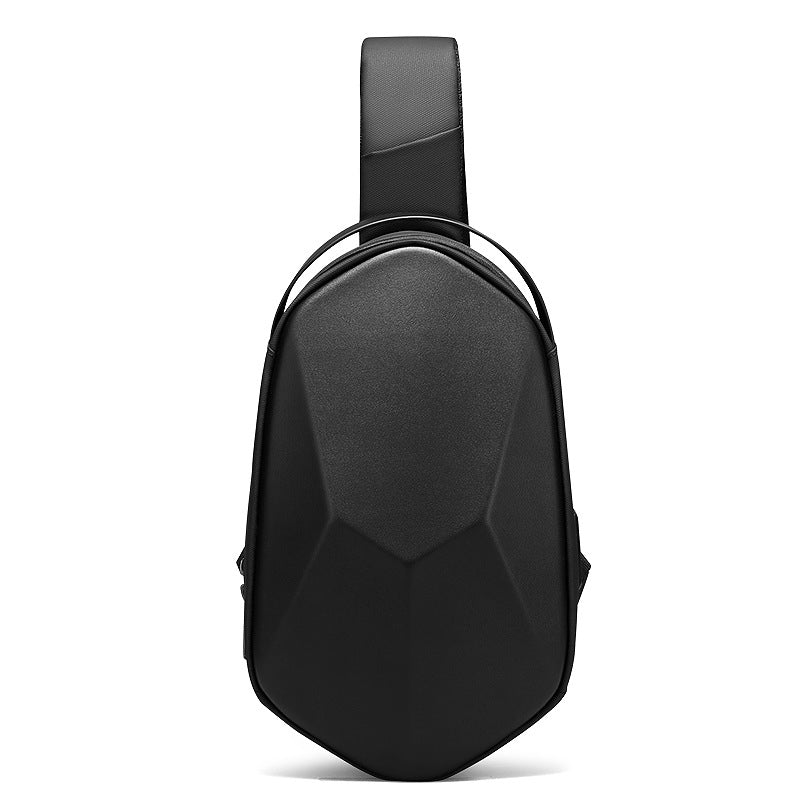 Norvo | Fasjonabel Sling Bag, med vanntett hard skall, stor kapasitet og pustende stoff, for reise, arbeid og hverdagsbruk