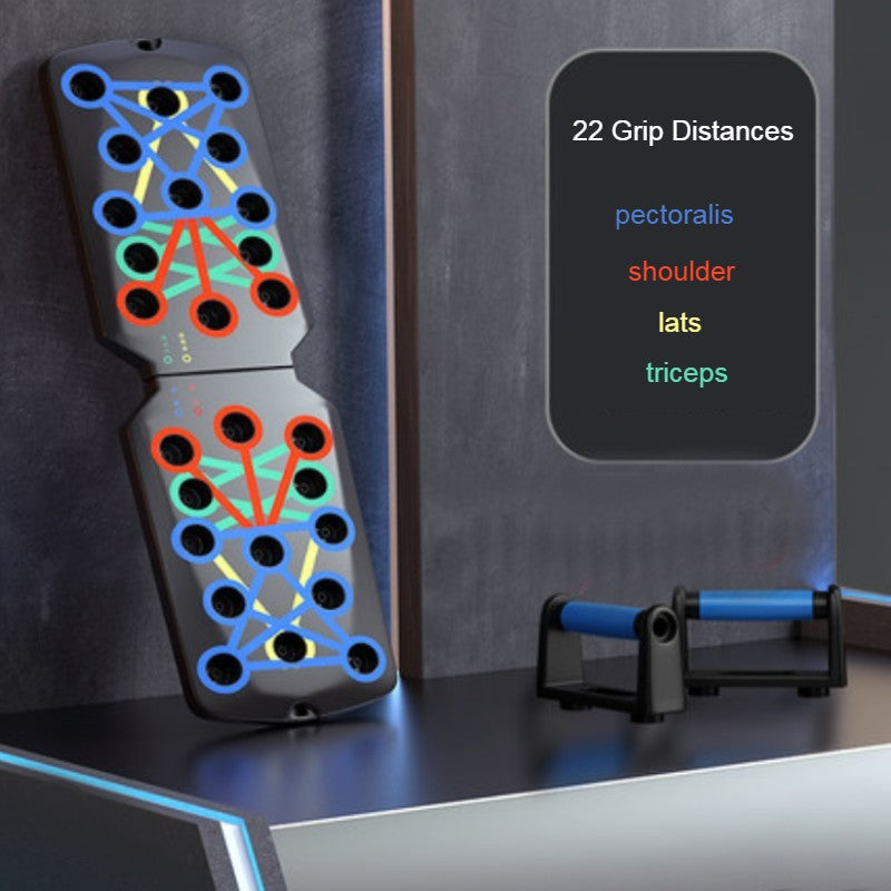 Norvo | Hjem Multifunksjonell Push-up Treningsbrett, med 4 Treningsmoduser, for Pectoralis, Skulder, Lats, Triceps Styrketrening