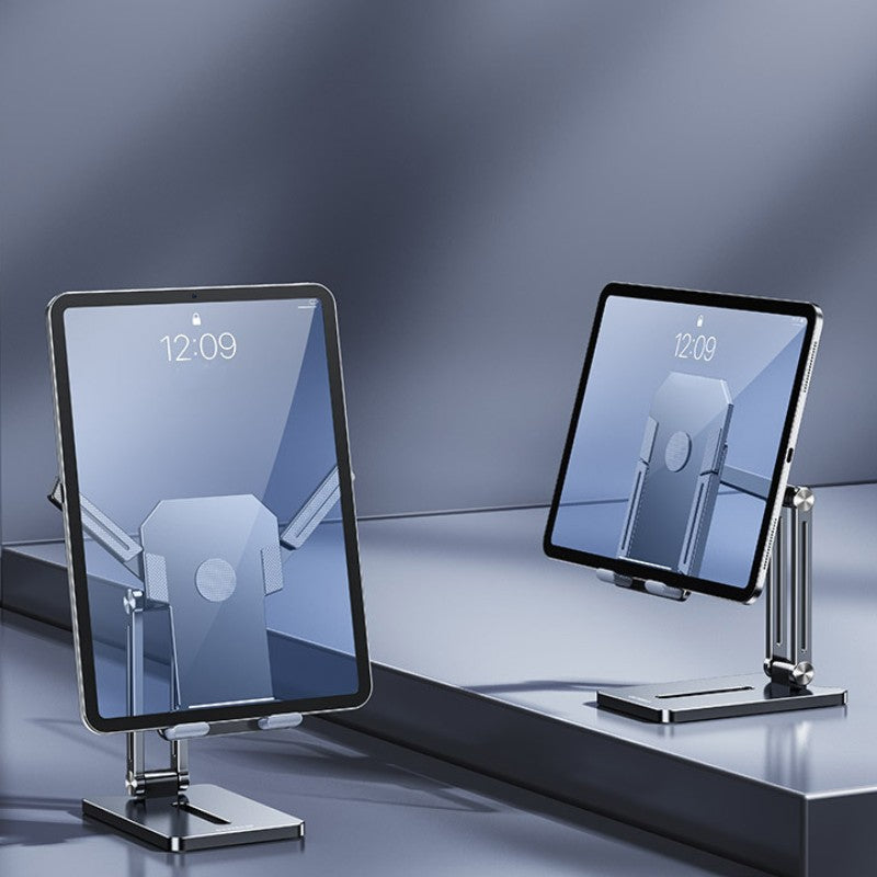 Norvo | Justerbart sammenleggbart telefon- og nettbrettstativ, for telefon, nettbrett, Kindle og mer