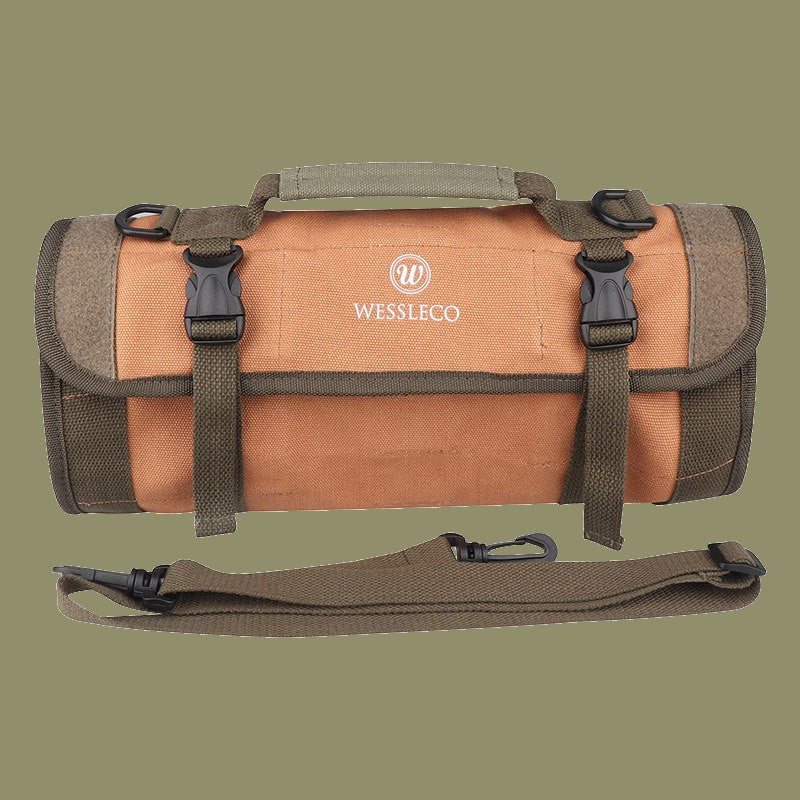 Norvo | Slitesterk Bærbar Verktøyrull Oppbevaringsveske, med 19 Rom & 5 Lommer, for Hjem, DIY & Mer