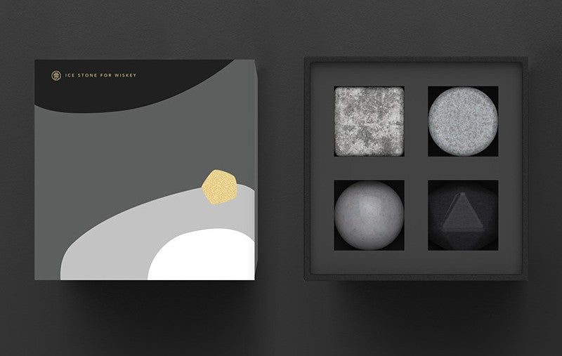 Norvo | Gjenbrukbare drikkeavkjølingssteinsett, for vin, øl, champagne, brus, juice og mer