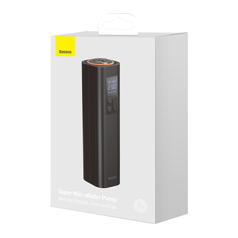 Norvo | Bærbar elektrisk bil luftkompressor inflator pumpe, med digital LCD trykkmåler og lommelykt, for bil, sykkel, motorsykkel, baller