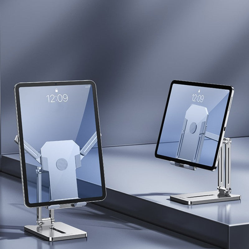Norvo | Justerbart sammenleggbart telefon- og nettbrettstativ, for telefon, nettbrett, Kindle og mer