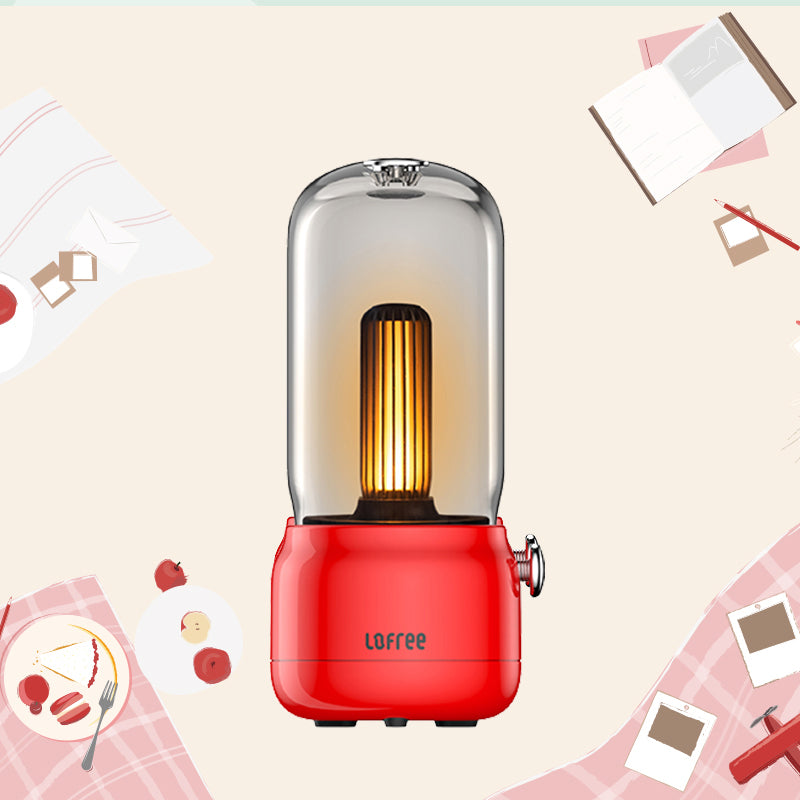 Norvo | LED Bordlampe, med 2 Lystilstander & Dobbeltmodus Lading, for Soving, Fest, Middag & Mer