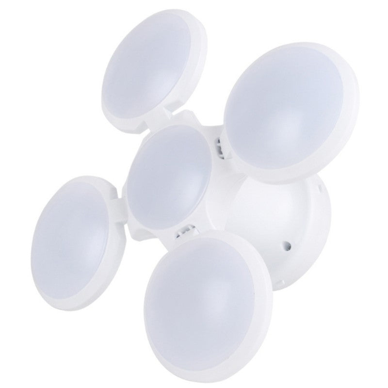 Norvo | Sammenleggbar Multifunksjonell Solenergi LED-pære, med 5 Lystilstander, 2400mAh Batteri & Bredt Lysområde, for Hage, Strømbrudd, Camping, Fisking & Mer (1stk)