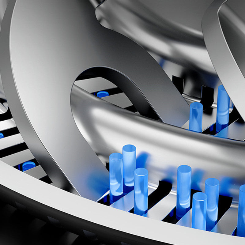 Norvo | Mini Oppladbar Bærbar Trådløs Elektrisk Roterende Ansiktsbarbermaskin, for Reising, Kontor & Gym