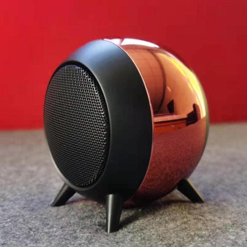 Norvo | Bærbar Mini Trådløs Bluetooth 5.0 Høyttaler, med Kul Metallshell, Lang Batterilevetid og Bredt Kompatibel med Telefoner og Nettbrett, for Kontor, Hjem og Mer