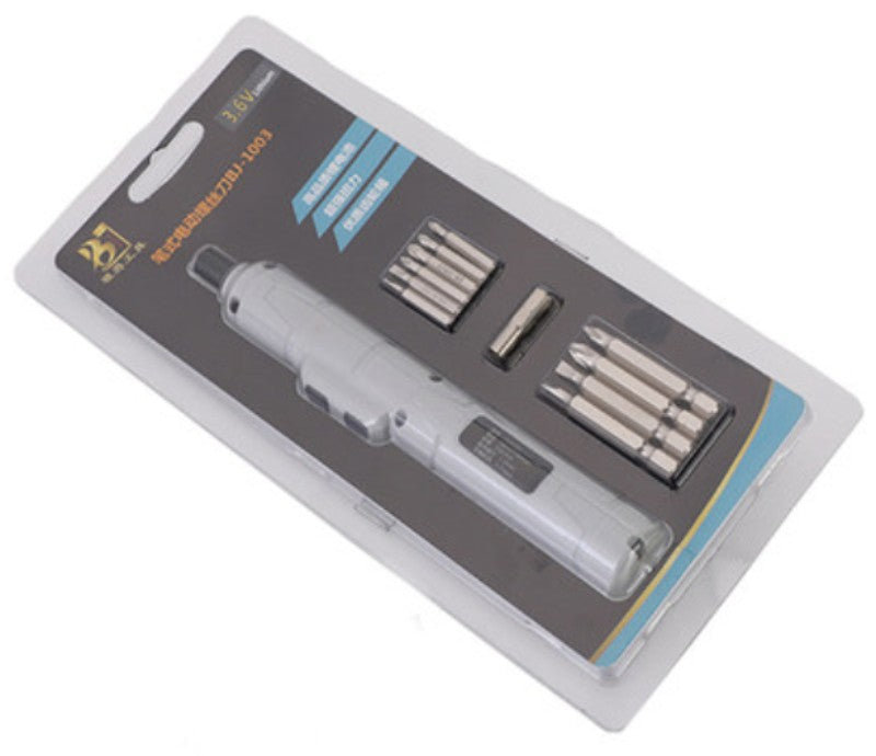 Norvo | Oppladbar 3.6V Trådløs Skrutrekker, med Auto- og Manuell Modus, Smart Elektronisk Sikkerhetsbrikke og Kraftig Motor, for Hjem og Kontor