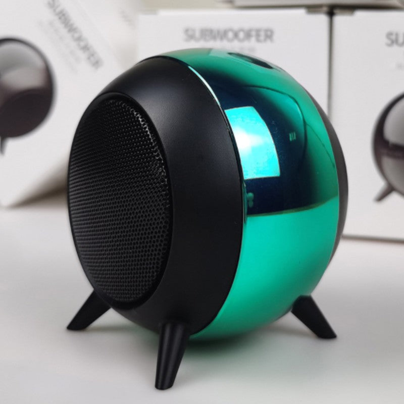 Norvo | Bærbar Mini Trådløs Bluetooth 5.0 Høyttaler, med Kul Metallshell, Lang Batterilevetid og Bredt Kompatibel med Telefoner og Nettbrett, for Kontor, Hjem og Mer