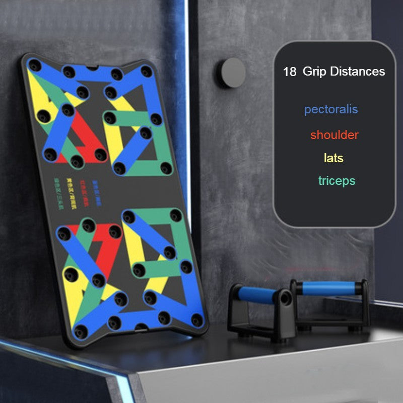 Norvo | Hjem Multifunksjonell Push-up Treningsbrett, med 4 Treningsmoduser, for Pectoralis, Skulder, Lats, Triceps Styrketrening