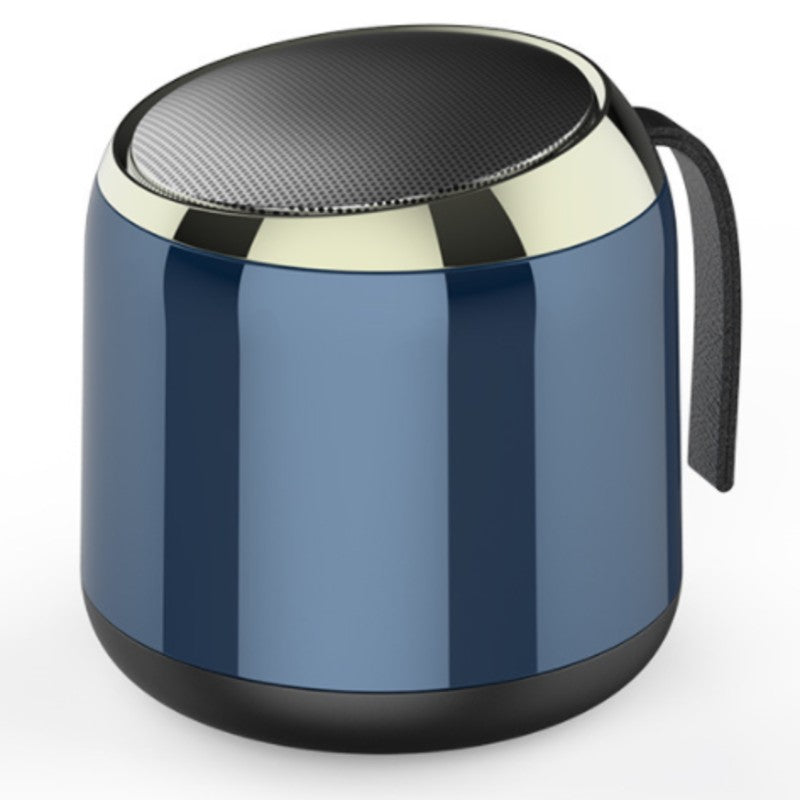 Norvo | Bærbar Mini Trådløs Bluetooth 5.0 Høyttaler, med Kul Metallshell, Lang Batterilevetid og Bredt Kompatibel med Telefoner og Nettbrett, for Kontor, Hjem og Mer