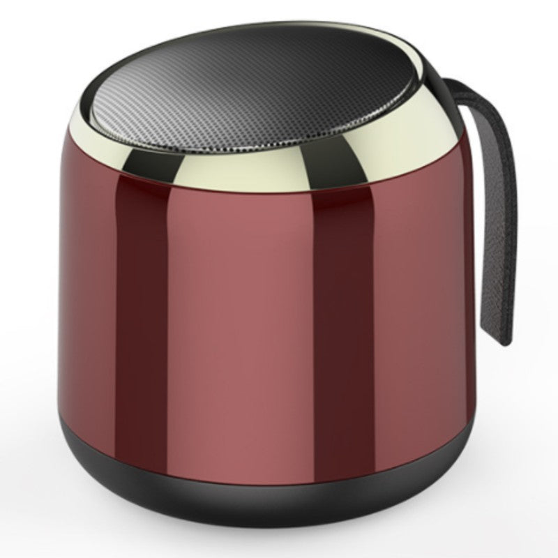 Norvo | Bærbar Mini Trådløs Bluetooth 5.0 Høyttaler, med Kul Metallshell, Lang Batterilevetid og Bredt Kompatibel med Telefoner og Nettbrett, for Kontor, Hjem og Mer