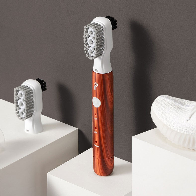 Norvo | Elektrisk Automatisk Børste, med To Typer Børster, Sonic Vibrasjon, 3 Rengjøringsmoduser & IPX7 Vanntett, for Sko, Vesker & Mer