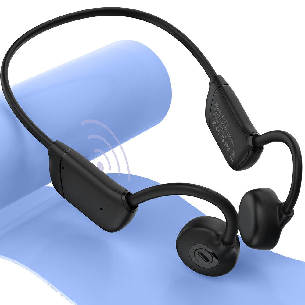 Norvo | Bone Conduction OverEar Bluetooth Ørepropper, med 32G Minne og IPX6 Vanntett, for Pendling og Sport