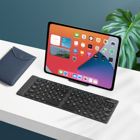 Norvo | Bærbart Foldsamt Tastatur, med Ultra-slim & Lett Design, for Reiser, Hjem, Kontor & Mer