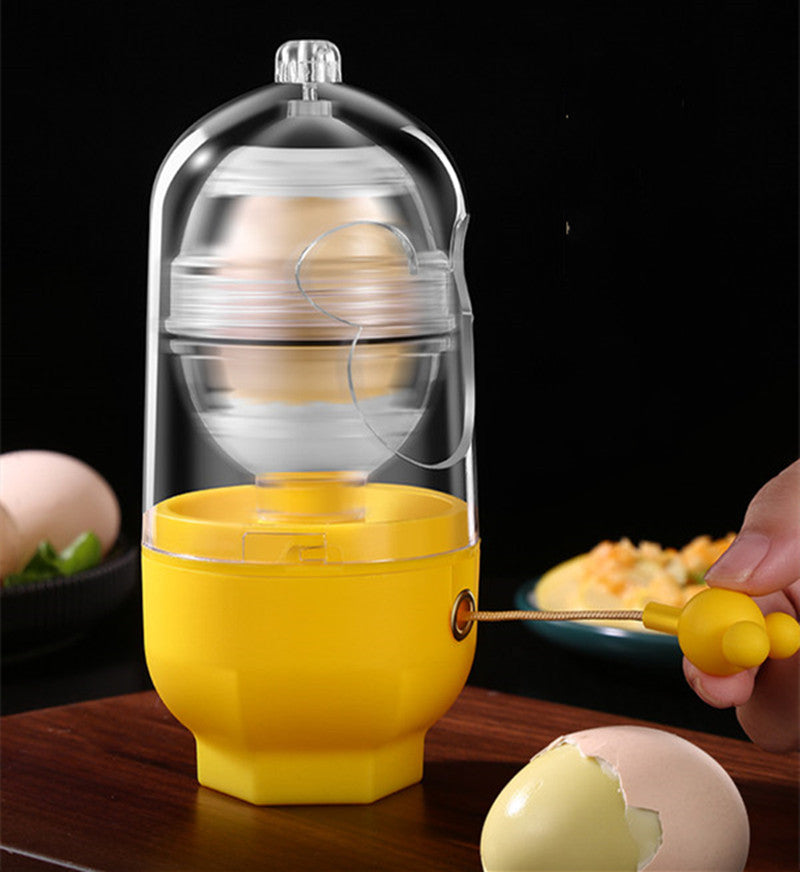 Norvo | Gyldent Egg Maker, Bland Eggeplomme og Eggehvite med Trekkesnor, for Frokost, Familie Samling, Fest og Mer